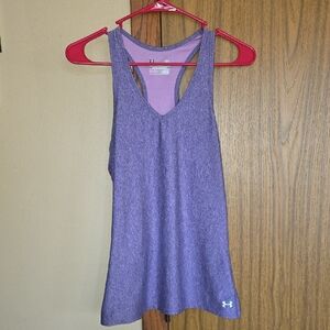 Under Armour Women's Heathered Purple Tank Top